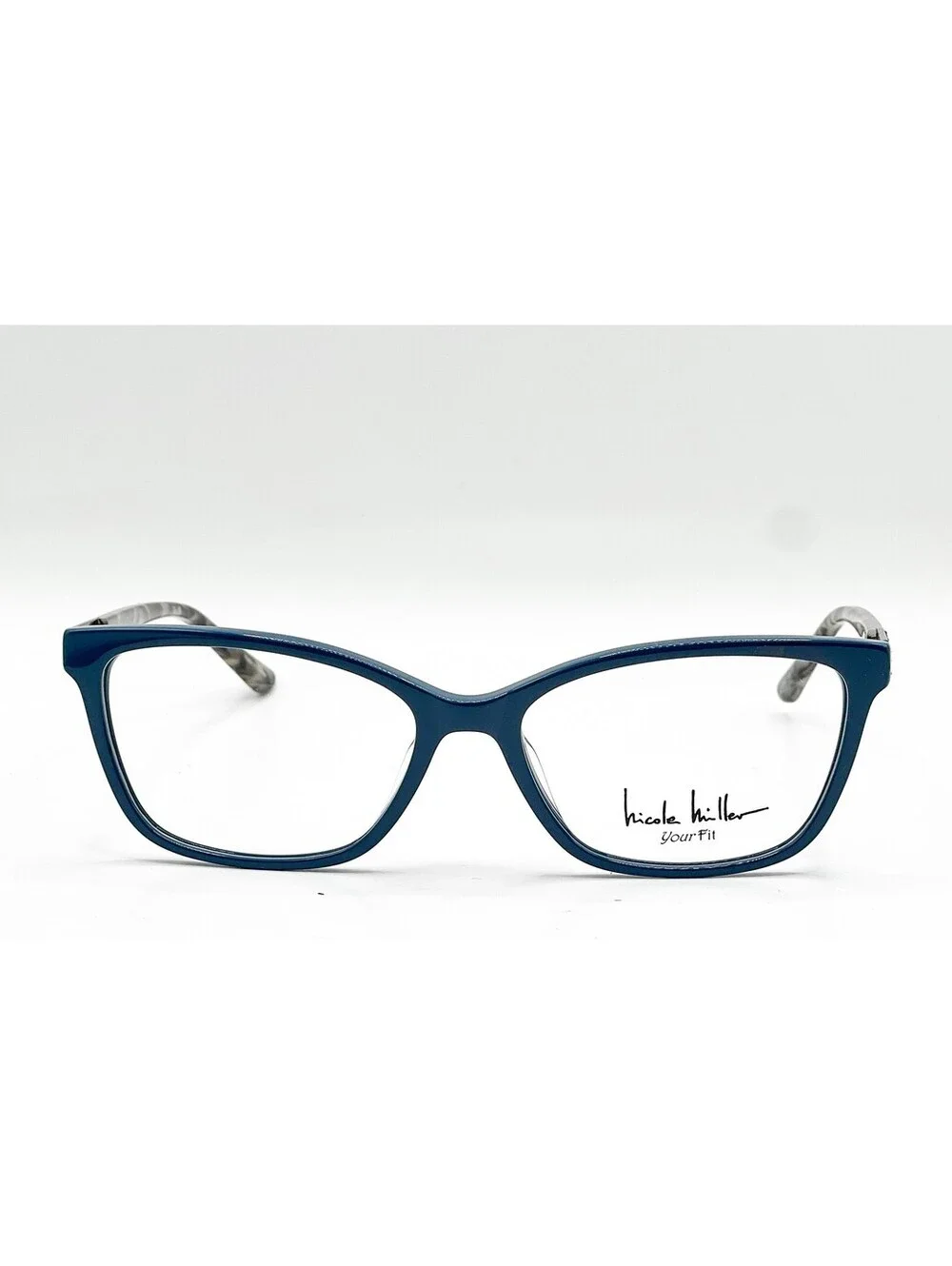 Nicole Miller Atwater C03 Teal/Black Authentic Eyeglasses 57-17-140